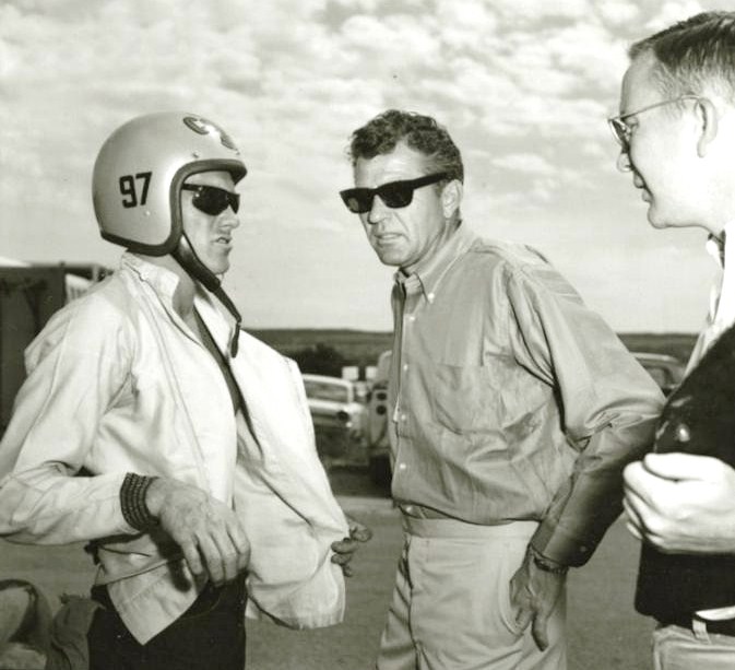 Dave MacDonald races the Cobra LeMans Hardtop at Continental Divide in 1963